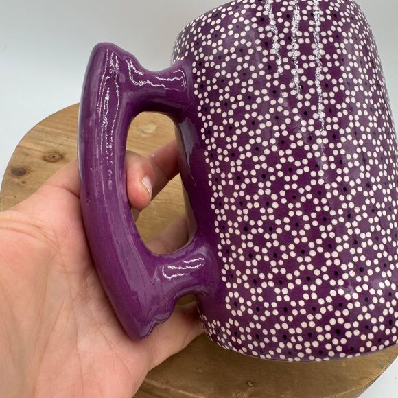 Sin Plomo Mexico Pottery Oversized Mug Beer Stein Decorative Piece Pitcher NICE - Picture 3 of 9